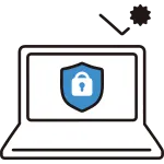 Laptop Security SVG Icon